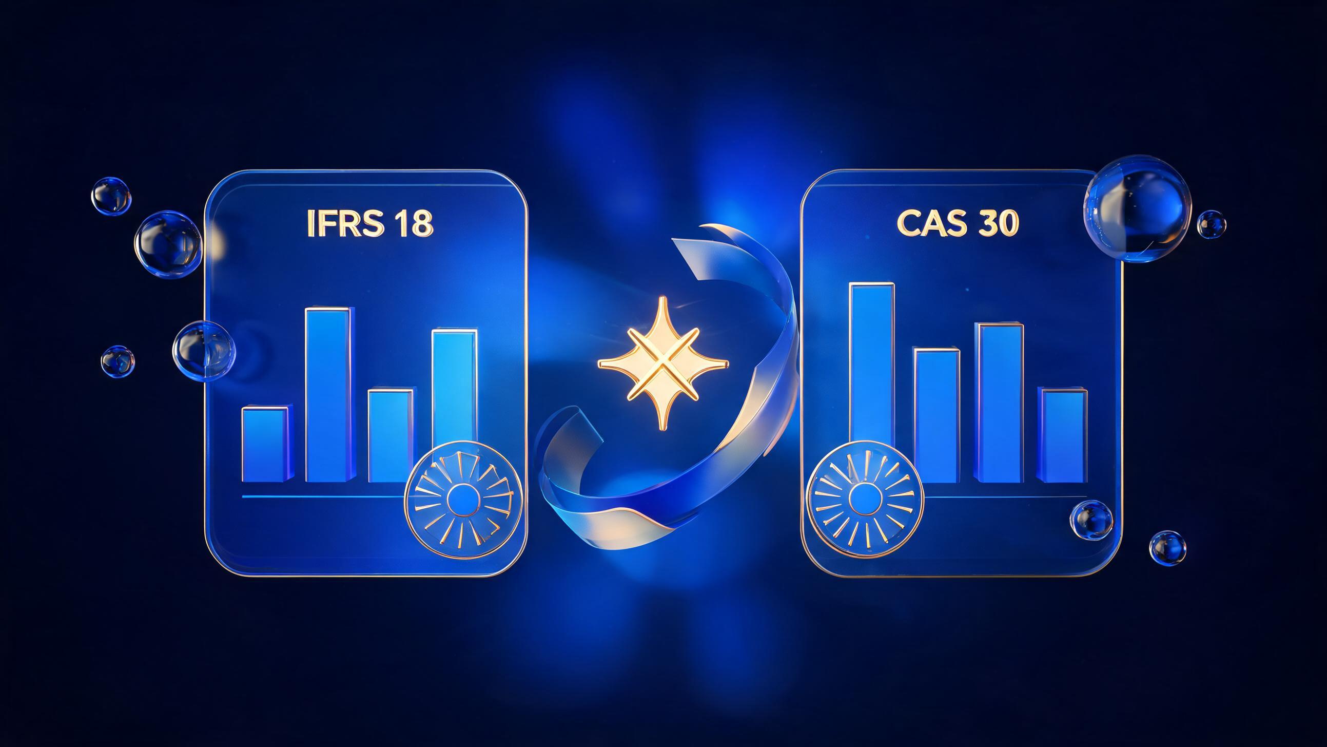 IFRS 18与CAS 30对比流程图